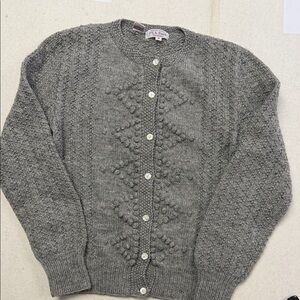 Vintage Joseph Bank hand knit cardigan S